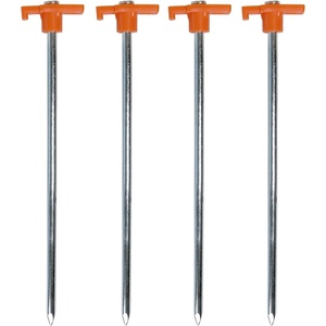 Coghlan’s Steel Nail Pegs 10-Inch, Set of 6 | for Camping, Heavy-Duty Tent Stakes for Outdoor Anchoring, Durable Ground Anchors for Secure Setup